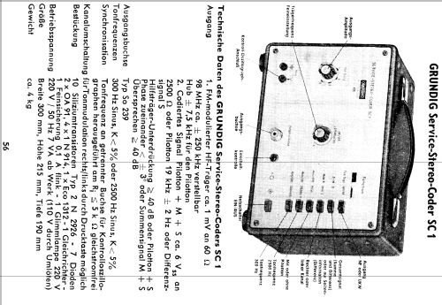 Stereo-Coder SC1; Grundig Radio- (ID = 2643496) Equipment