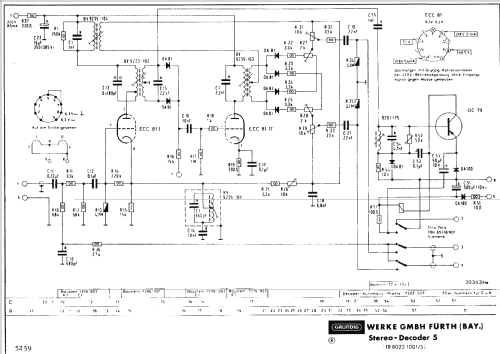 Stereo-Automatic-Decoder V ; Grundig Radio- (ID = 1189986) mod-past25