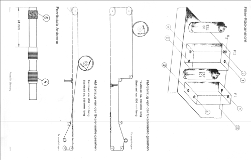 Stereo-Konzertgerät RF155; Grundig Radio- (ID = 89014) Radio