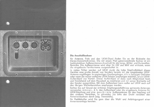 Stereo-Konzertschrank MS40; Grundig Radio- (ID = 58239) Radio