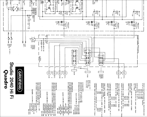Studio 2040 HiFi Quadro; Grundig Radio- (ID = 902283) Radio