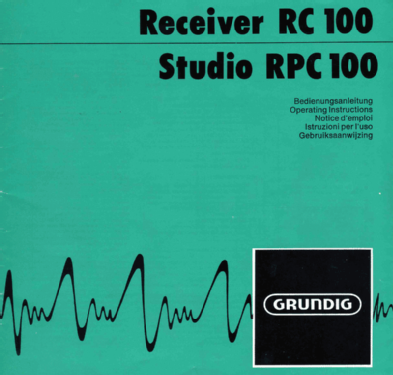 Studio RPC100; Grundig Radio- (ID = 1113051) Radio