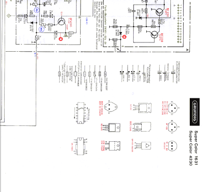 Super Color 1631; Grundig Radio- (ID = 1581597) Fernseh-E