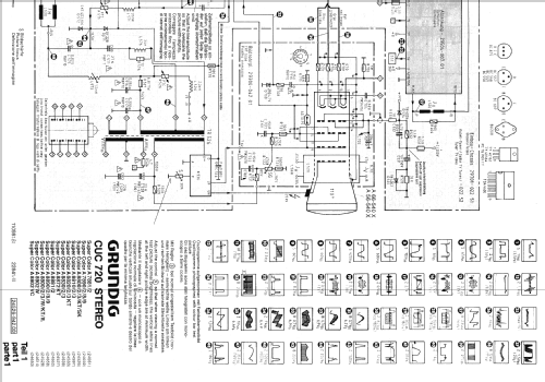 Super Color A7881/2 Chassis= CUC 720 Stereo; Grundig Radio- (ID = 2121511) Television