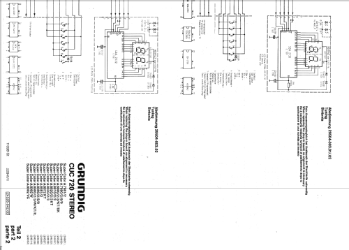 Super Color A 8890/ 2/ 8/ 9 Ch= CUC720 Stereo; Grundig Radio- (ID = 2140203) Television