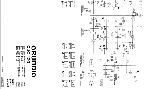 Super Color B6100 = CUC 120; Grundig Radio- (ID = 1599512) Fernseh-E