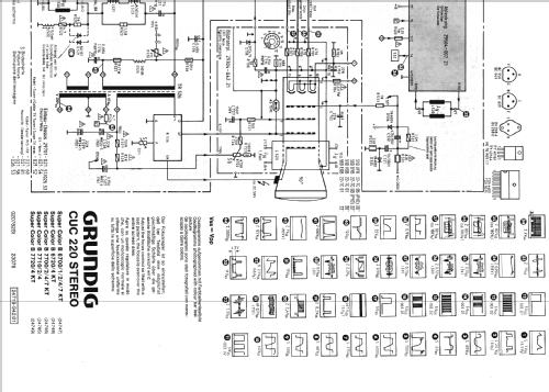 Super Color B6700 /1 /2 /4 /7 KT Ch= CUC 220 Stereo; Grundig Radio- (ID = 2075706) Television