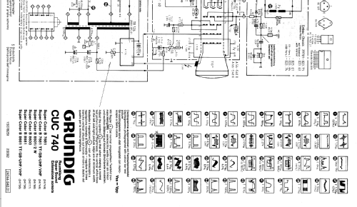 Super Color B 7681 Ch= CUC 740; Grundig Radio- (ID = 1645316) Television