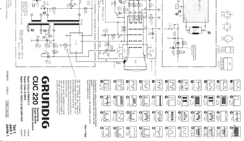 Super Color Stereo A6600 Ch= CUC 220; Grundig Radio- (ID = 1533293) Television