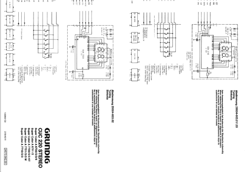 Super Color Stereo A7701 Ch= CUC 220; Grundig Radio- (ID = 1566284) Television