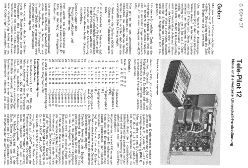 Tele-Pilot 12 29622-010.01 /.02/.20; Grundig Radio- (ID = 436196) Misc