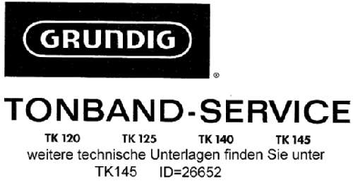 TK120; Grundig Radio- (ID = 284685) R-Player
