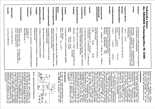TK3200; Grundig Radio- (ID = 288536) Ton-Bild