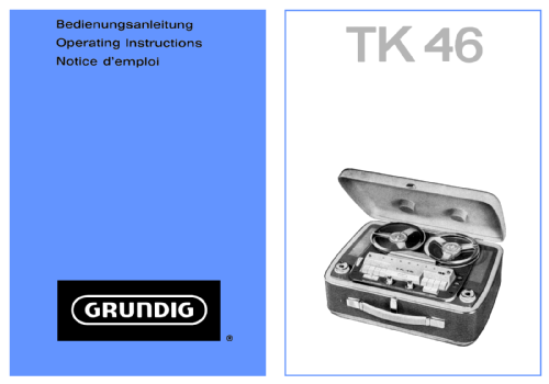 TK46; Grundig Radio- (ID = 2150954) Ton-Bild