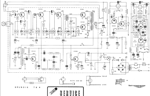 TK4; Grundig Radio- (ID = 757102) Ton-Bild