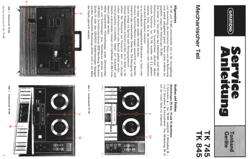 TK845 HiFi-Stereo; Grundig Radio- (ID = 726972) Ton-Bild