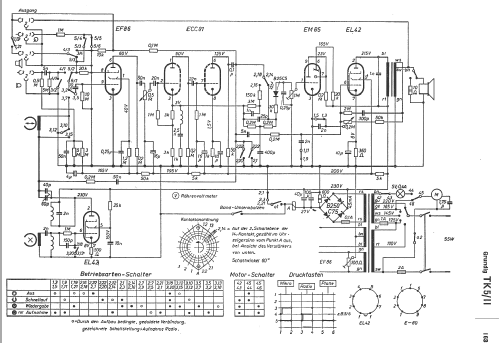 TK-5; Grundig Radio- (ID = 13483) Enrég.-R