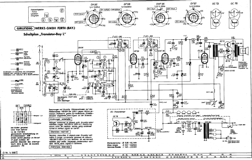 Transistor-Boy L; Grundig Radio- (ID = 33080) Radio