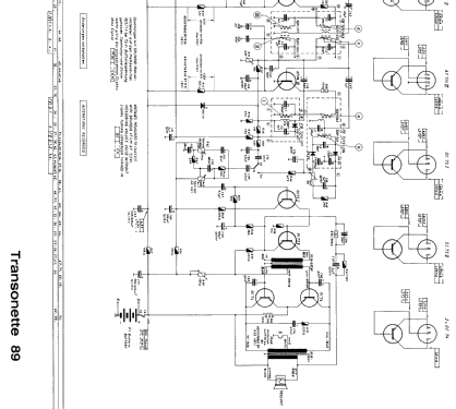 Transonette 89; Grundig Radio- (ID = 80062) Radio