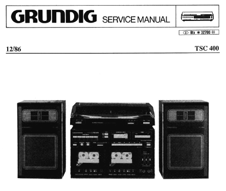 TSC400; Grundig Radio- (ID = 1062205) Radio