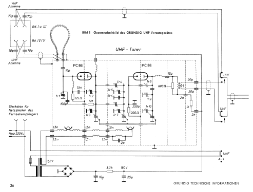 UHF-Vorsatzgerät ; Grundig Radio- (ID = 342657) Adapter