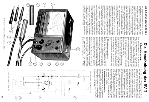 Universal-Röhrenvoltmeter RV2 6062; Grundig Radio- (ID = 1412802) Equipment