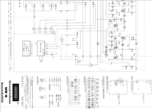 Universal-Voltmeter UV4; Grundig Radio- (ID = 972829) Equipment