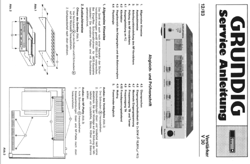 Verstärker V-30; Grundig Radio- (ID = 816730) Ampl/Mixer