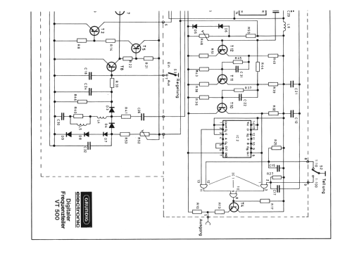 Vorsatzteiler VT500; Grundig Radio- (ID = 2067514) Equipment