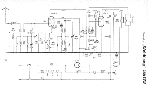 Weltklang 268GW; Grundig Radio- (ID = 1265309) Radio
