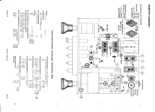 Weltklang 4000; Grundig Radio- (ID = 212884) Car Radio