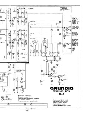 WKC3851 RDS; Grundig Radio- (ID = 2770469) Autoradio