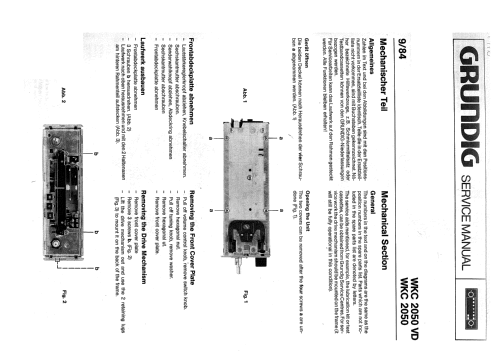 WKC 2050 VD; Grundig Radio- (ID = 833676) Car Radio