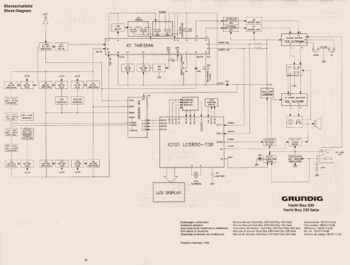 Yacht-Boy 230; Grundig Radio- (ID = 2783502) Radio