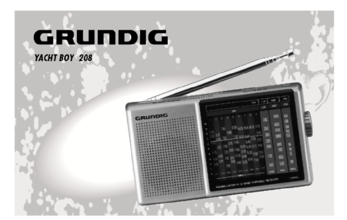 Yacht Boy YB 208; Grundig Radio- (ID = 2360856) Radio