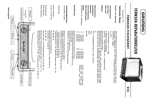 Zauberspiegel 235; Grundig Radio- (ID = 1484282) Televisión