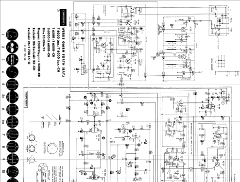 Zauberspiegel T6500; Grundig Radio- (ID = 356105) Television