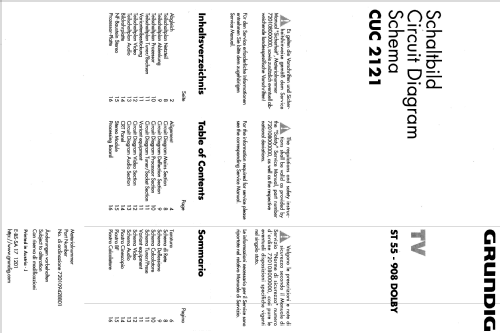 ST55-908 Dolby Ch= CUC2121; Grundig Austria GmbH (ID = 2034325) Fernseh-E