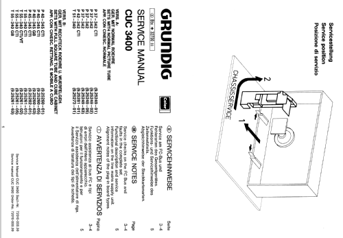 Super Color P37-342 CTI, Ch= CUC 3400, GCG 89; Grundig Austria GmbH (ID = 2089089) Television