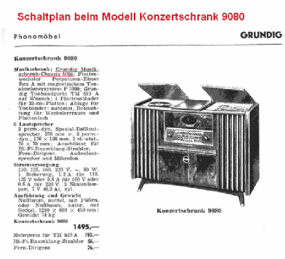 Musikschrank-Chassis 5086; Grundig Radio- (ID = 3116276) Radio