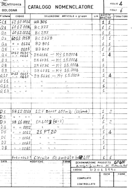 Amplificatore di potenza Bassa Frequenza Hercules GP400; GVH Elettronica; (ID = 2751790) Ampl/Mixer