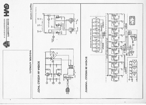 Stereo Graphic Equalizer VARIANTE ; GVH Elettronica; (ID = 2490997) Ampl/Mixer