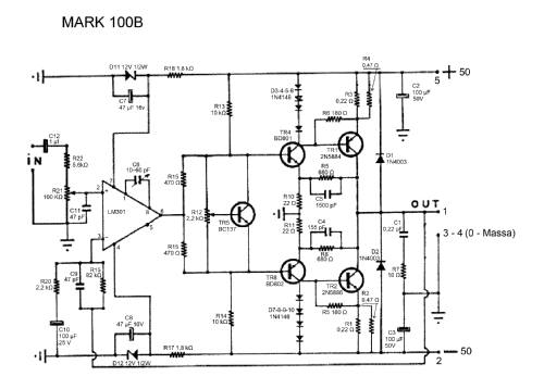 Mark 100B ; GVH Elettronica; (ID = 2838215) Ampl/Mixer
