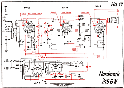 Nordmark 249GW; Hagenuk N&K, (ID = 2951746) Radio