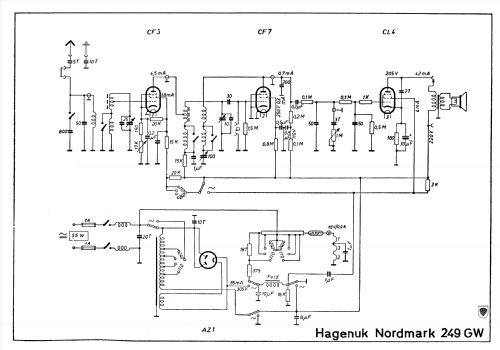 Nordmark 249GW; Hagenuk N&K, (ID = 609661) Radio