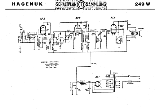 Nordmark 249W; Hagenuk N&K, (ID = 1814525) Radio