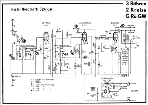 Nordmark 326GW; Hagenuk N&K, (ID = 83050) Radio