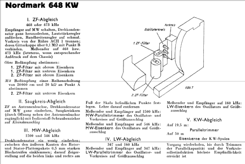 Nordmark 648KW; Hagenuk N&K, (ID = 83029) Radio