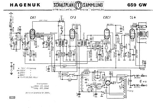 Nordmark 659GW; Hagenuk N&K, (ID = 1815361) Radio