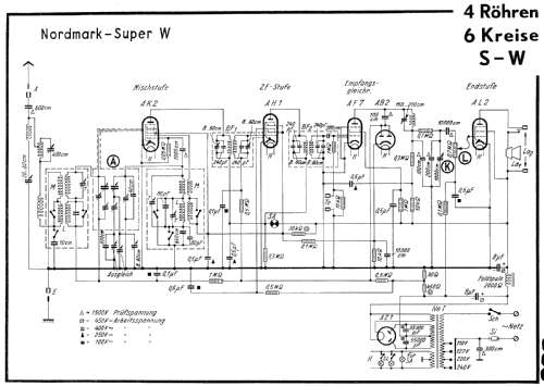 Nordmark-Super W; Hagenuk N&K, (ID = 83067) Radio